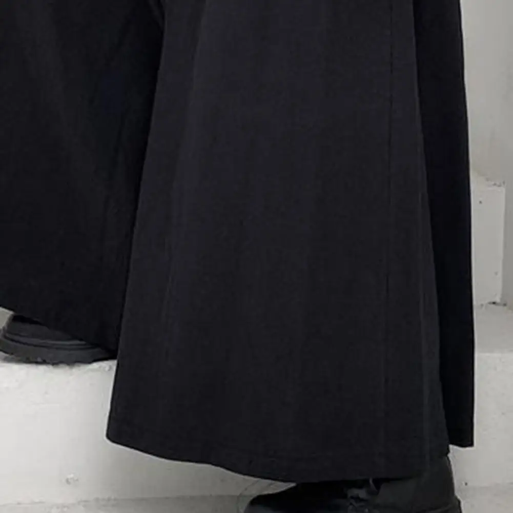 Pantalones de pierna ancha para hombre, ropa gótica holgada, estilo chino, Harajuku, Kimono, Samurai, Hanfu Tang, uniforme de Kendo