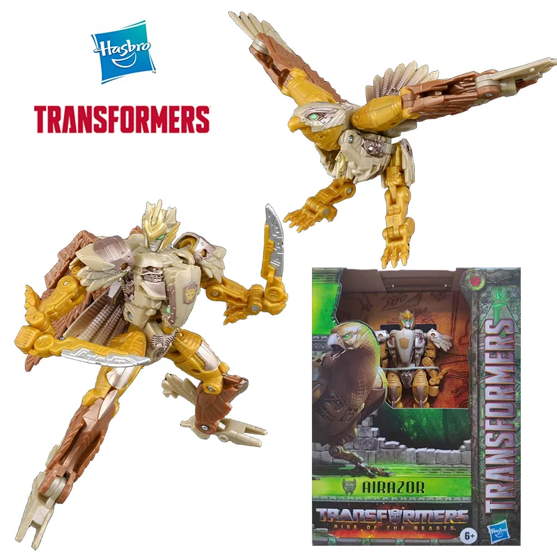 Hasbro Transformers Rise of The Beasts Airazor 12Cm Eluxe Class Anime Original Action Figure Model Toy Birthday Gift Collection