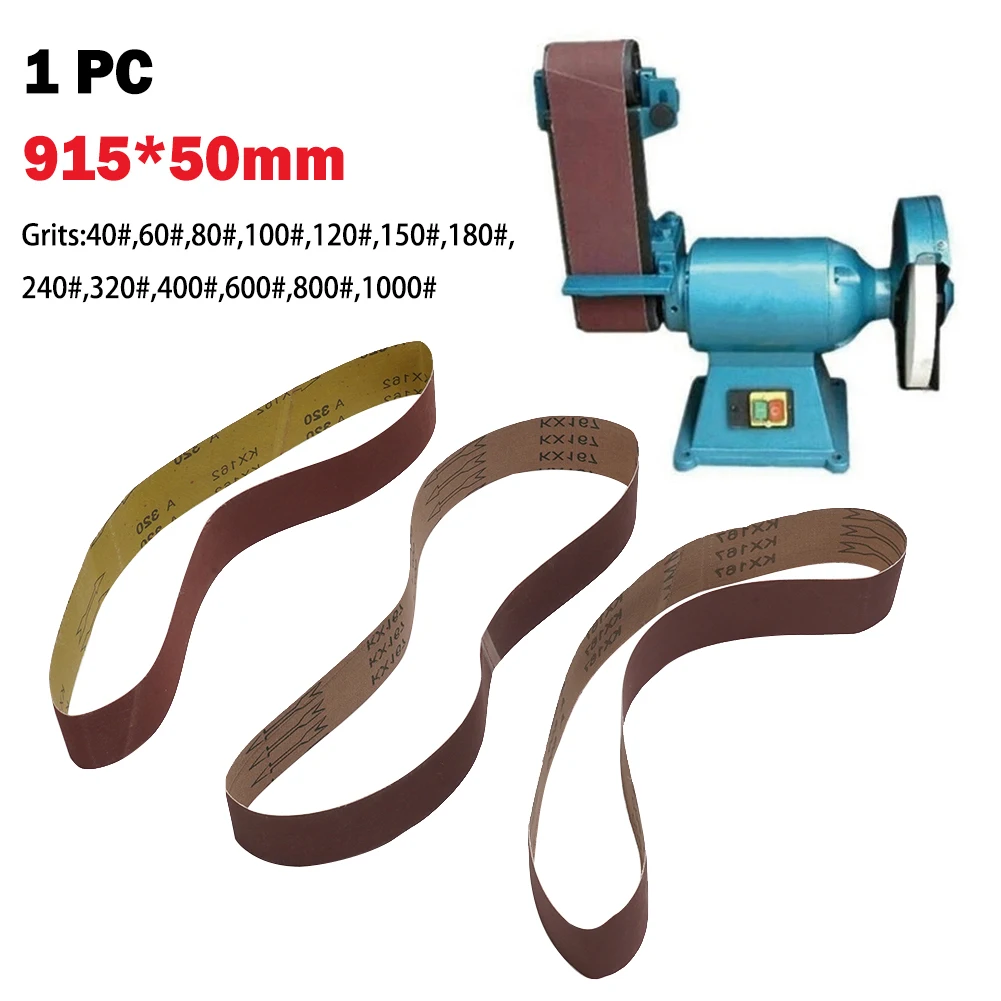 915x50mm Sanding Belt 40-1000Grit Aluminum Oxide Sandpapers Belt Sander Polishing Papaer Furniture Hardware Decoration Polishing