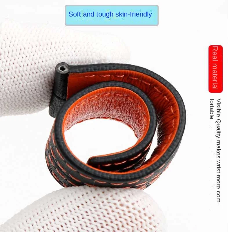 Ремешок нейлоновый из натуральной кожи для часов, 22 мм, с пряжкой из нержавеющей стали