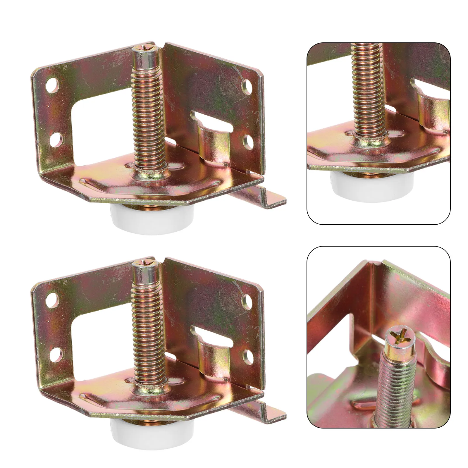 4Pcs Adjustable Furniture Leveling Feet Heavy Duty Cabinet Leg Levelers Height Adjustable No-Flip Workbench Table Pool Table
