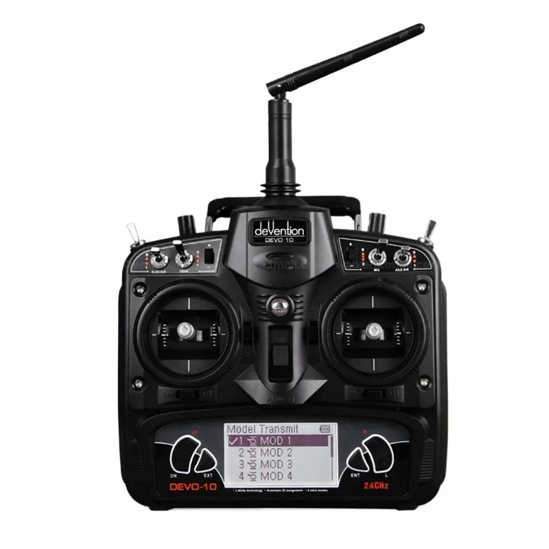 Walkera DEVO10 2.4GHz 10CH Transmitter& RX1002 10CH Receiver Fastest remote control Radio & Receiver  Airplane
