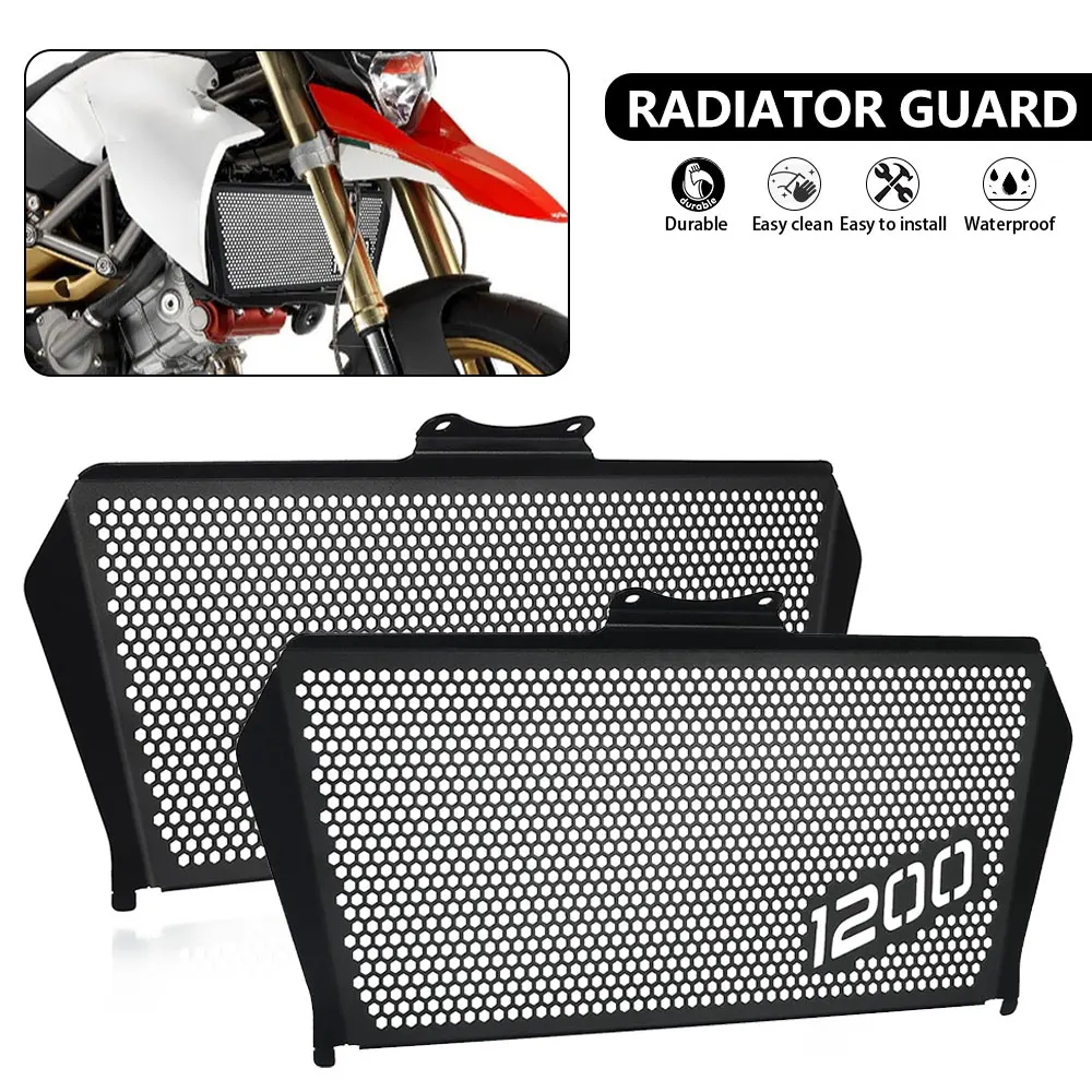 

2024 Motorcycle Radiator Grille Guard Cover Water Tank Protection For Aprilia Dorsoduro 1200 / ABS 2011-2022 2023 Accessories