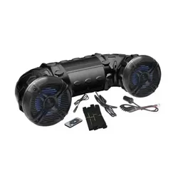 6.5/8 Inch Marine Waterproof Bluetooth Speaker Plastic Metal Cabinet for Boat Car ATV UTV