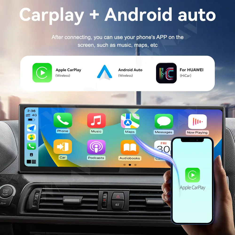 Carplay Car Radio 14.9 inch Touch Screen For BMW 6 Series F06 2009-2017 Android 13 GPS Navigation Multimedia Player Head Unit
