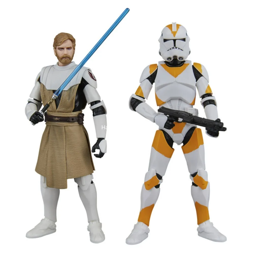 

[В наличии] Оригинальная фигурка Hasbro STAR WARS The Black Series Obi-Wan Kenobi & Clone Trooper (212th) Модель игрушки в подарок G1732