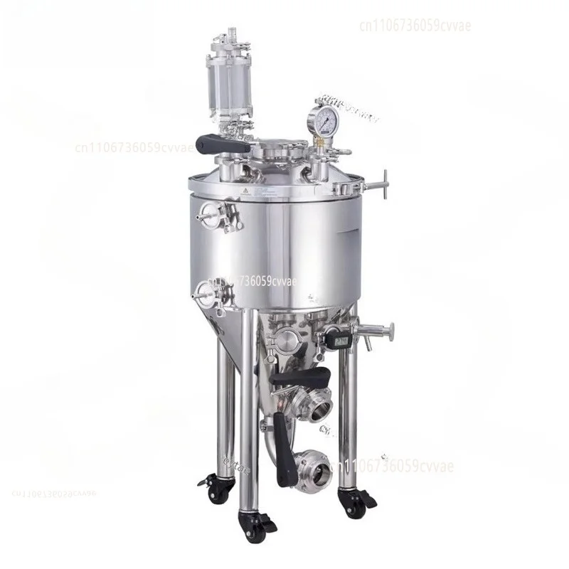 Tanque de Fermentación Cónico Guten de 30L para Cerveza - Equipo de Elaboración de Cerveza, Fermentador Cónico de 30 Litros
