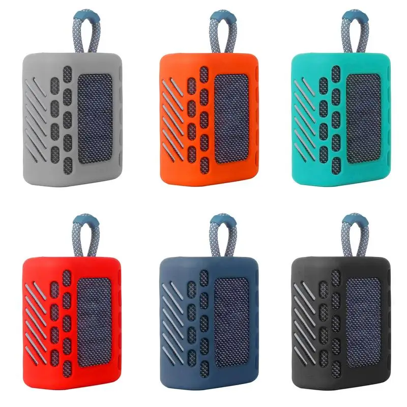 Dust-proof Silicone Case Protective Cover Shell Anti-fall Speaker Case For JBL GO 3 GO3 BT Speaker Accessories