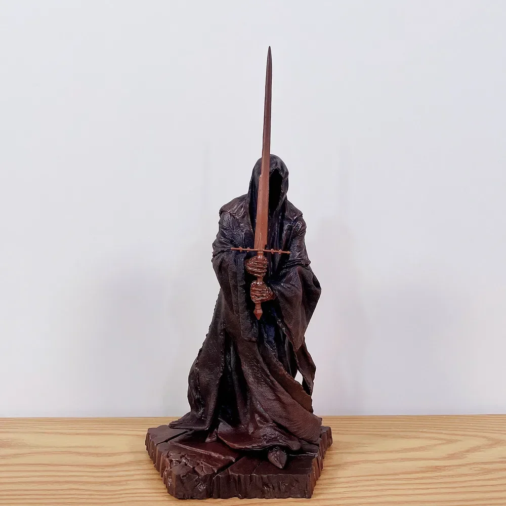 30cm PVC Statue Decoration High Quality Dark Knight Witch King Collection Black Riders Ringwraiths Collection Model Figure Gift