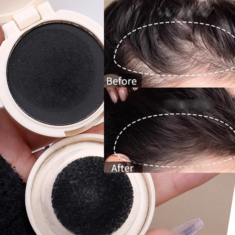 Hairline Filling Powder Waterproof Hairline Contouring Shadow Powder Fluffy Hair Root Instantly Cover Up Hairline Make Up Tools