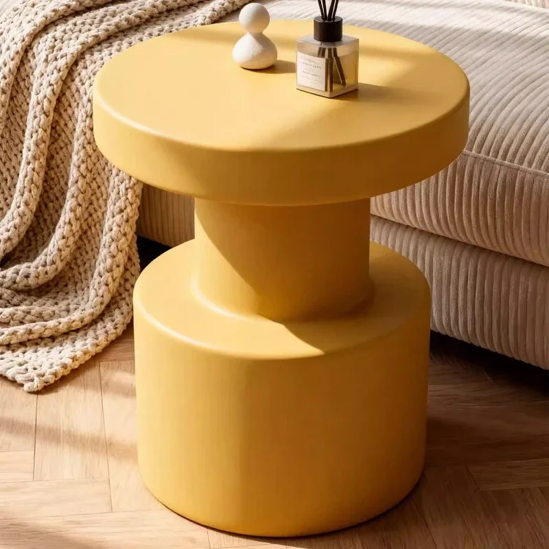 Mini Living Room Coffee Table Furniture Home Nordic Minimalist Round Side Table Creative Minimalist Corner End Tables Designer