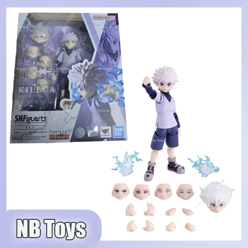 

Bandai Original Figures SHFiguarts SHF HUNTER×HUNTER GON FREECSS Killua Zoldyck Anime Toys Collectible Model Ornaments