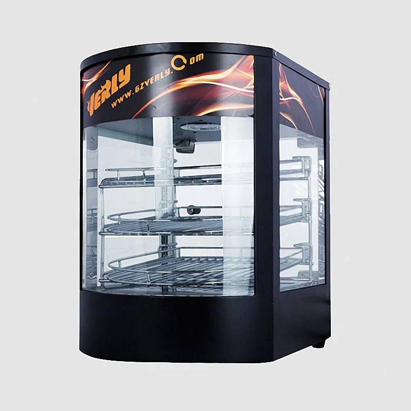 Commercial Food Insulation Warmer Showcase Food Heat Preservation Cabinet Cooked Pastries Long Lasting Heat Preservation Machine