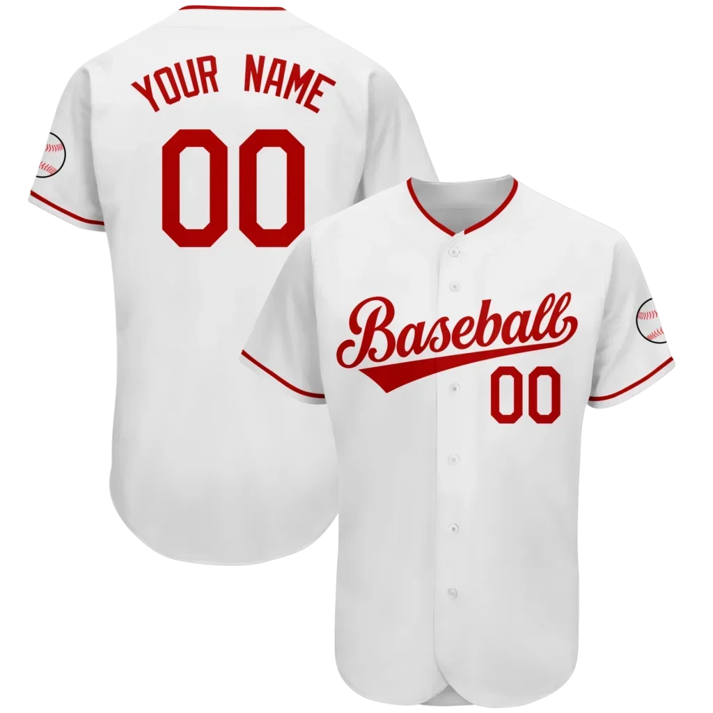 Custom Mesh Baseball Jersey for Men/Women/Youth，Print  Baseball Jerseys With Team Name，Number，V-Neck Sport Shirts  Embroidered