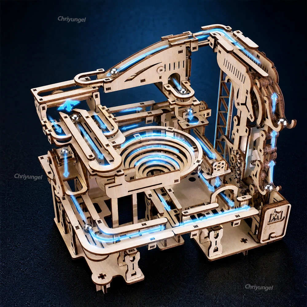 3D Wooden Puzzle Marble Run Bu - đánh giá và giá Running Gear Parts