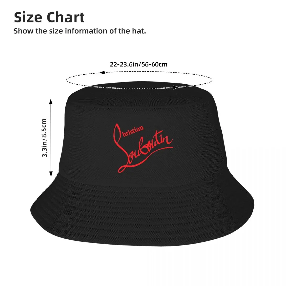 Vocation Getaway Headwear Christians High Heels Merch Bob Hat Hip Hop Woman Hot Sun Hats Louboutins Bob Hat  Fisherman Caps