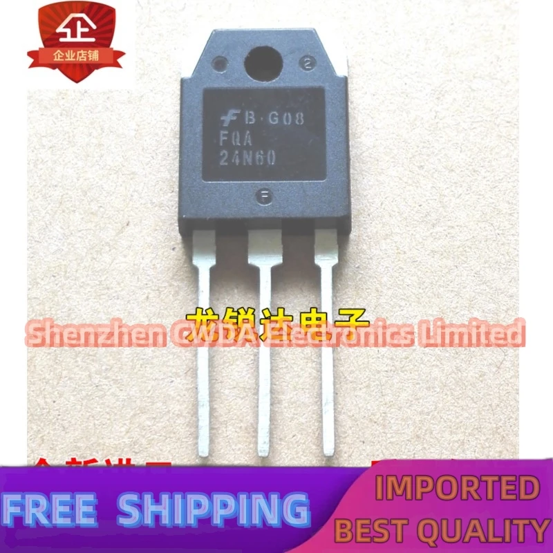 10PCS-20PCS   FQA24N60 TO-247 MOS 24A/600V   In Stock Can Be Purchased