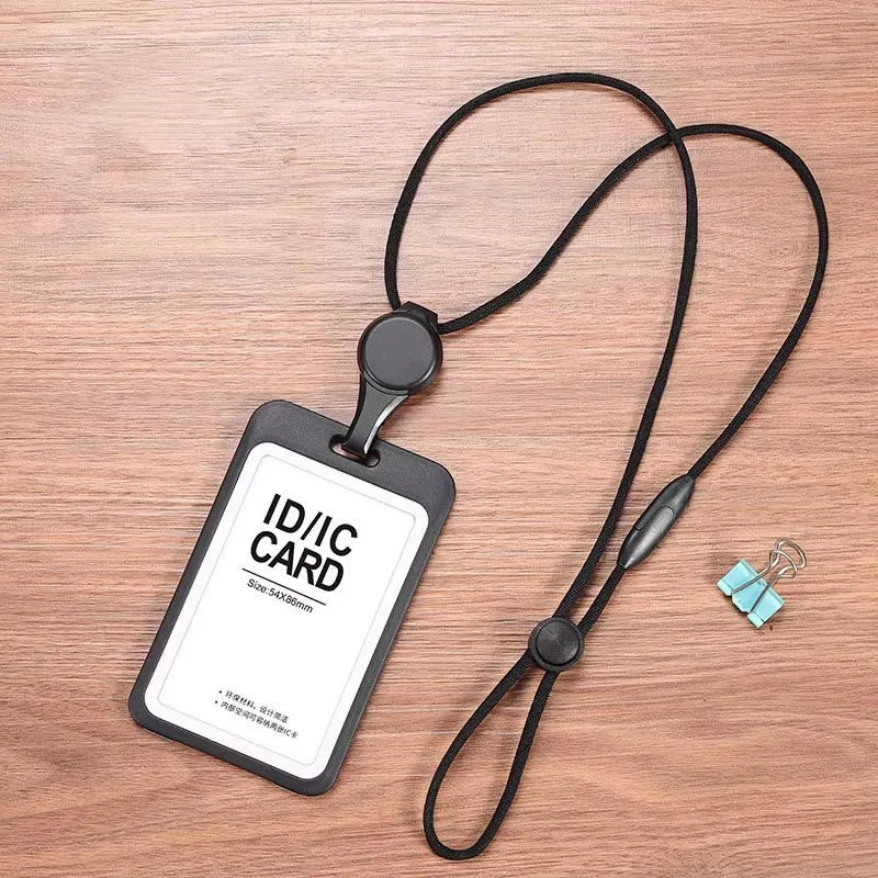 Lanyards Credential Holder Transparante intrekbare badgehaspel met lanyard Verpleegstersaccessoires voor werk Verwijderbare identiteitskaart