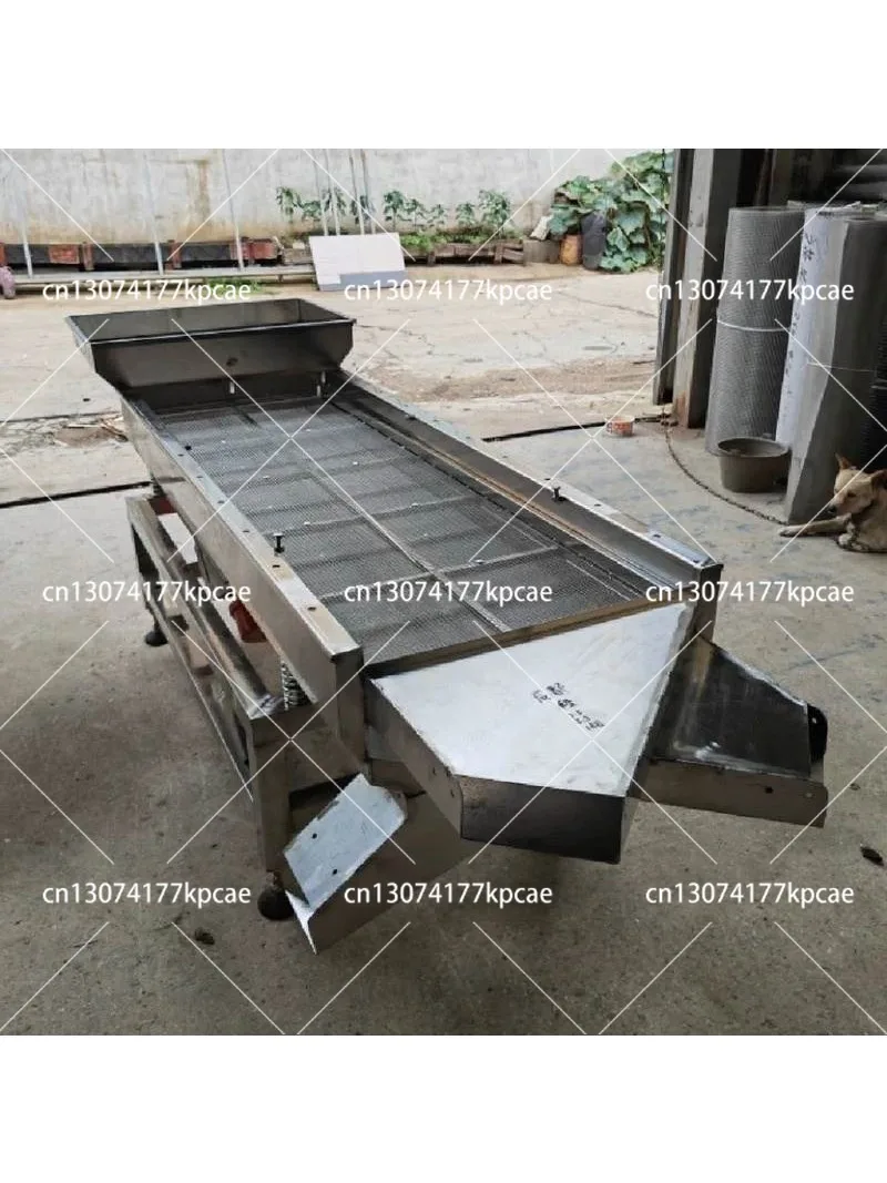 Linear Vibrating Screen Electric Screen Used for Double-layer Vibration Screening of Cat Litter Yam Tablets