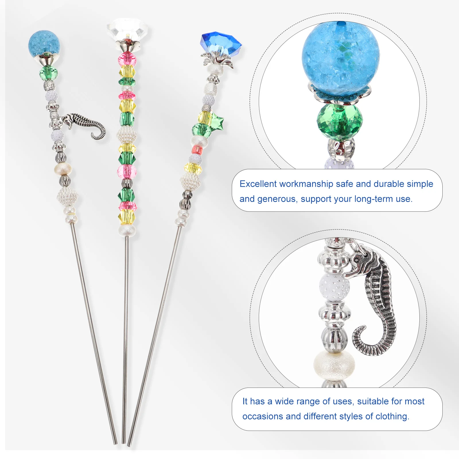 3 Pezzi Accessori Creativi per Costume da Fata, Gioco di Ruolo, Regalo di Compleanno, Decorazione per Abbigliamento, per Bambine