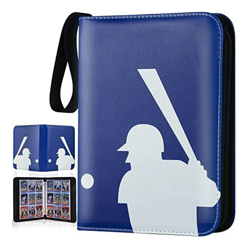 Trading Card Holder Sports Card Holder With Sleeve,  For Collecting Trading Card Album, Binder