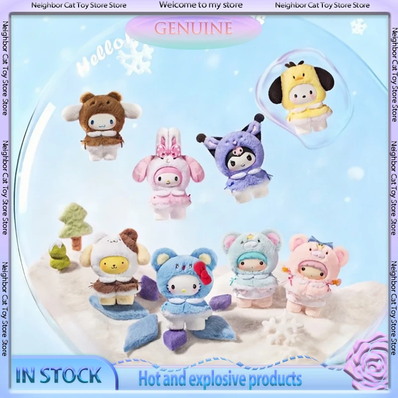 new-genuine-kuromi-little-cape-series-blind-box-my-melody-vinyl-plush-pendant-trendy-play-gift-bag-pendant-christmas-gift