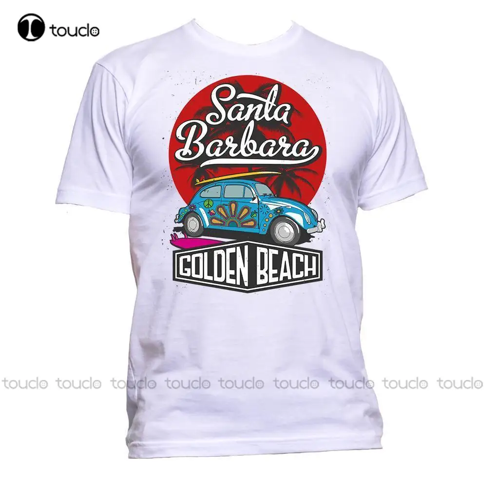 New Men's T Shirt Santa Barbara Beach Surfer T-Shirt Mens Womens Unisex Fashion Slogan Comedy Cool Print T-Shirt