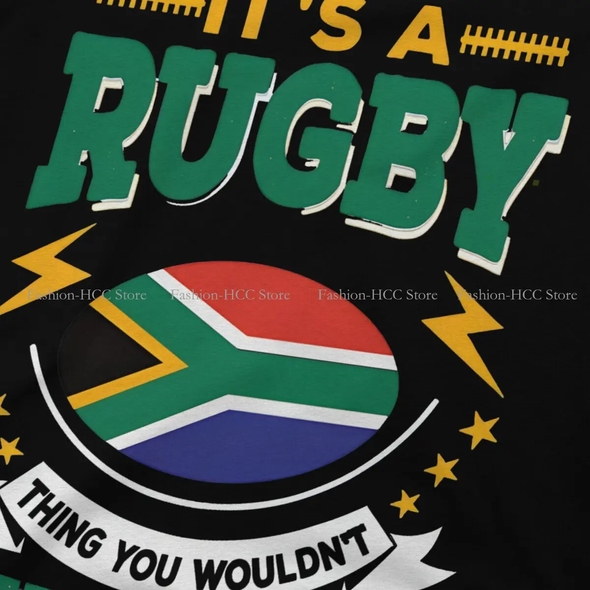 Thing You Wouldn\'t South Afric Springbok Rugby T Shirt Punk Crewneck TShirt Harajuku Streetwear Polyester