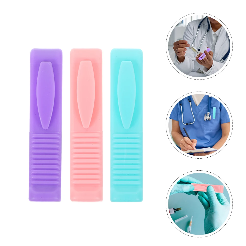 

3 Pcs Ampoule Opener Plastic Nurse Helper Small Vial Breaker Mini Bottle Opener Reusable Hospital Supply Clean Break Medication