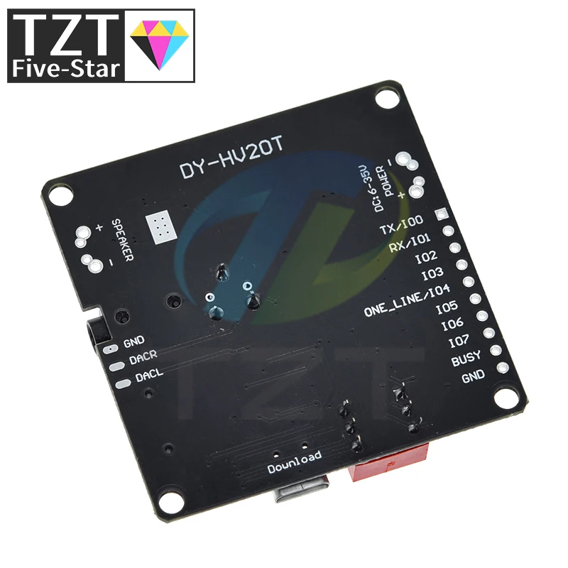 DY-HV20T 12V/24V power supply10W/20W Voice playback module supporting Micro SD card MP3 music player for Arduino