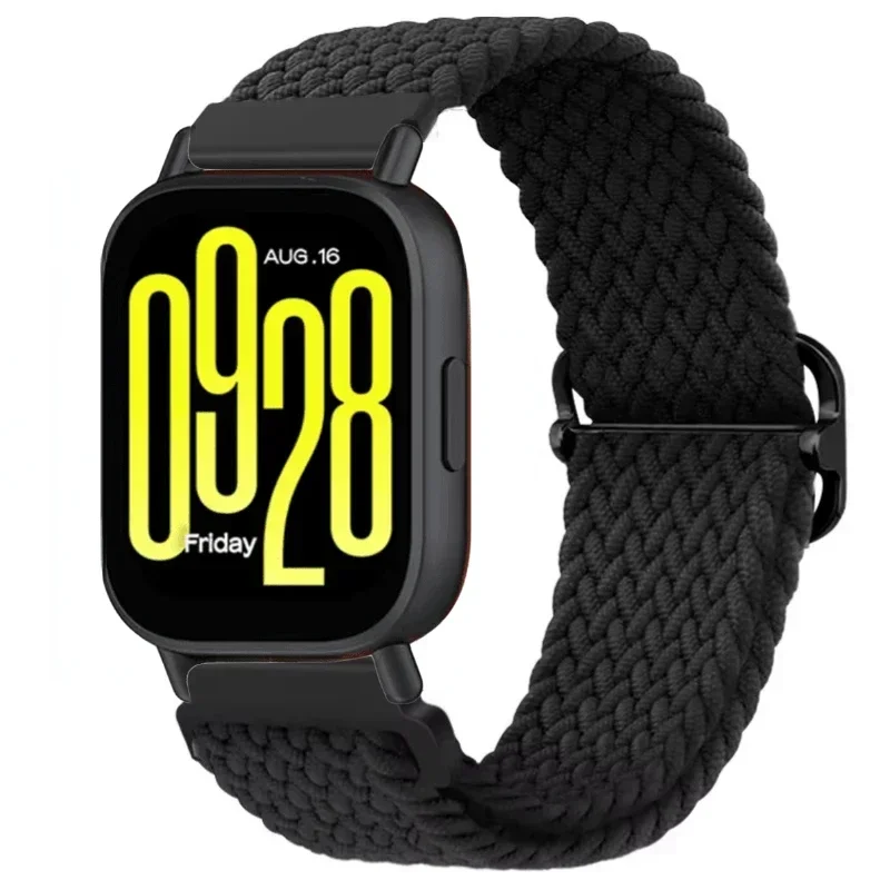 20mm 22mm Nylon Braided Loop Strap for Redmi Watch 5 Active Wristband Bracelet Redmi Watch 5 Lite Adjustable Correa Accessories