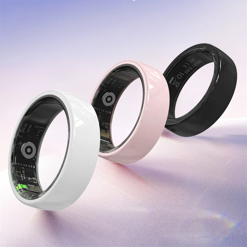 New R12 smart ring heart rate oximetry exercise meter supplement ring QRING display heart rate sleep