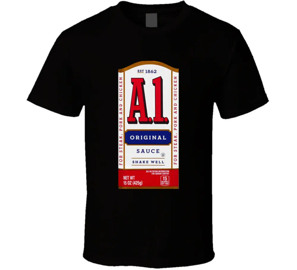 A1 Steak Sauce Halloween Costume T Shirt  Tees Cotton Luxury brand vintage oversized