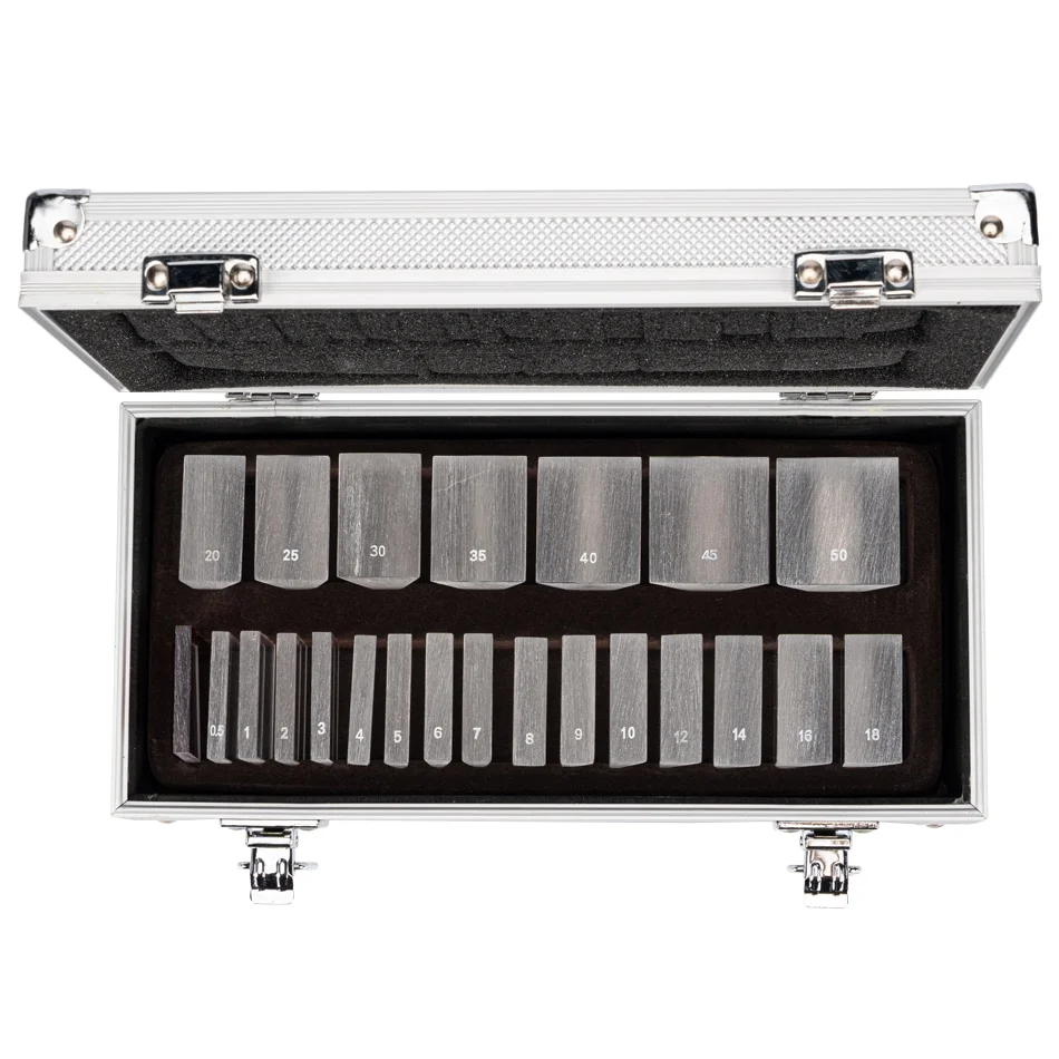 LS-22 Loose Prism Set | Complete 23-Piece Ophthalmic Kit with Aluminum Case