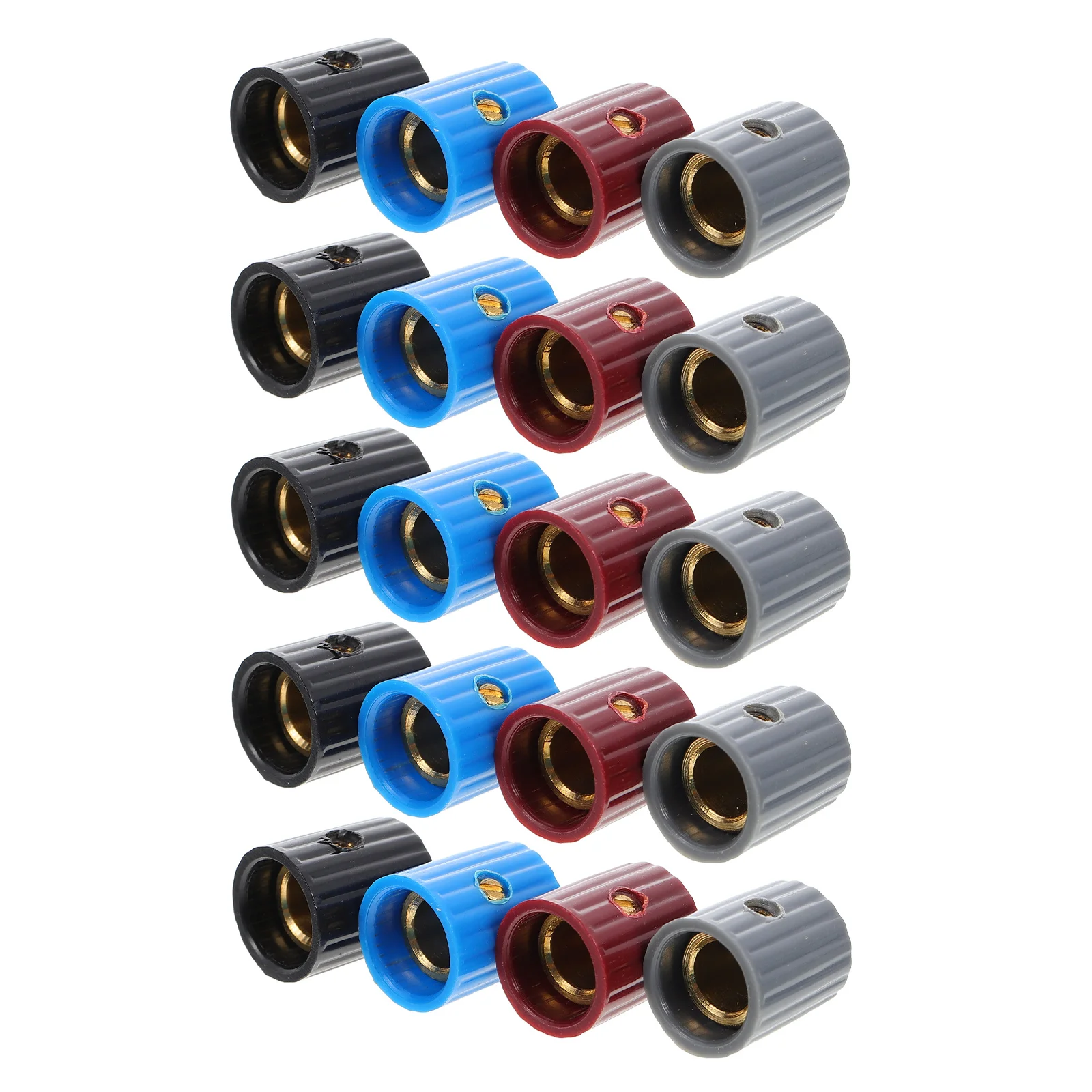 

20 Pcs Guitar Effect Knobs Volume Control Caps for Electric Guitar Bass Replacement Parts ABS Plastic Long Lasting