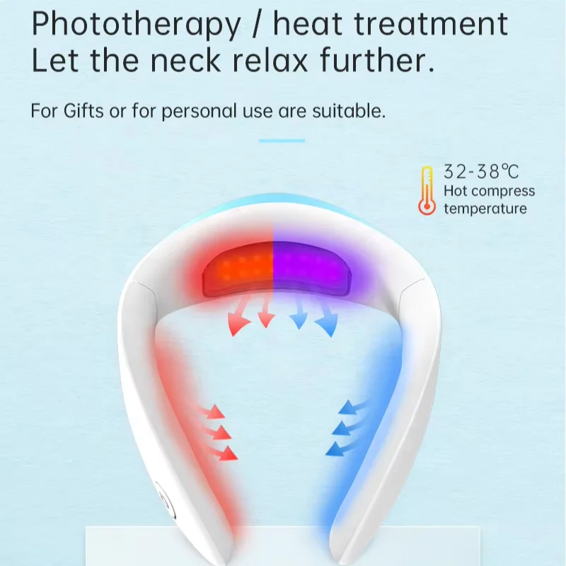 Prodotto di vendita caldo Bellissimo dispositivo per massaggio al collo Barella per il collo Massaggiatore elettrico Massaggiatore per il collo