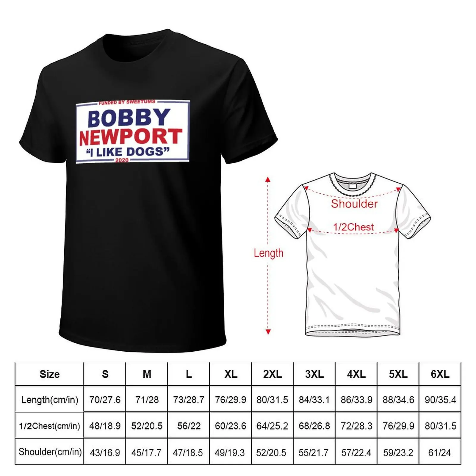 Bobby Newport 2020 T-Shirt Big Size Loose Fit Tee Shirt
