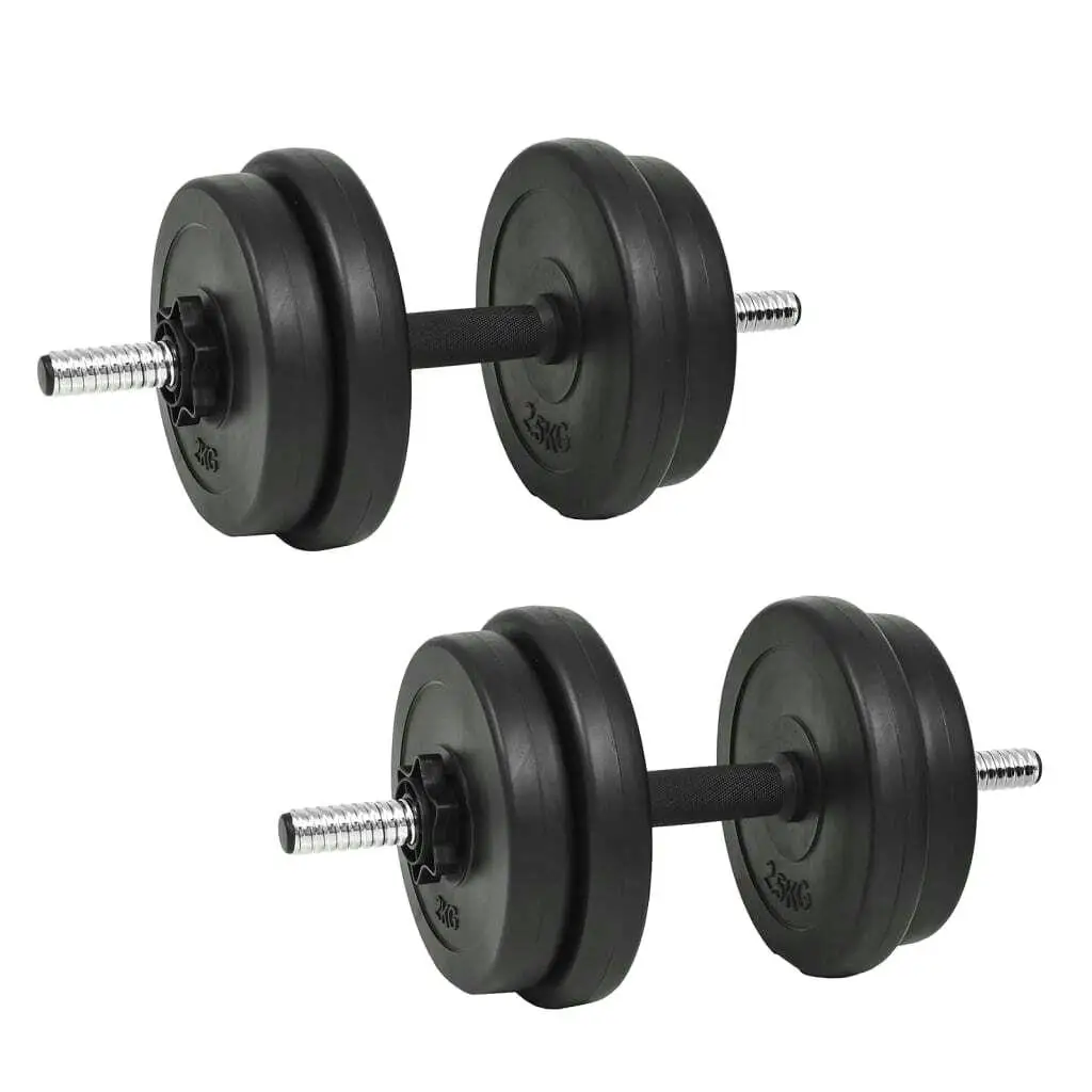 14-Piece 20kg Adjustable Dumbbell Set for Home Gym - Strength Training Weight Kit