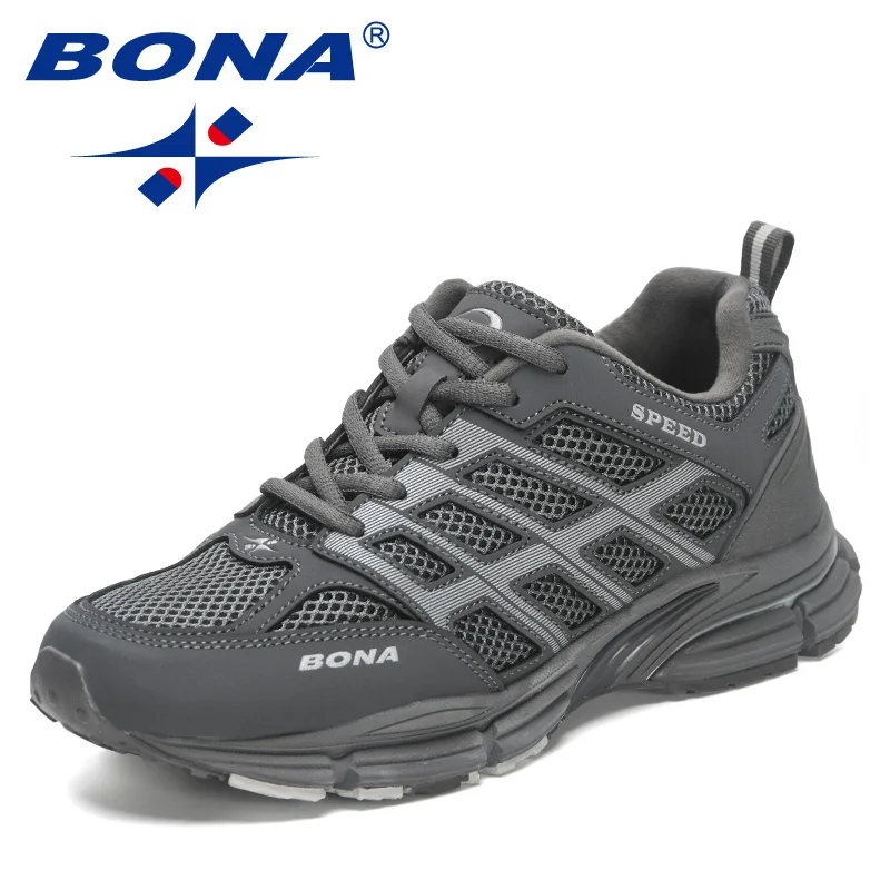 

BONA 2023 New Most Popular Style Men Running Shoes Outdoor Walking Sneakers Comfortable Athletic Shoes Breathable mesh Men For S