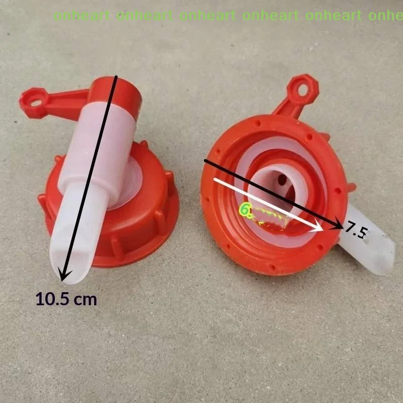 [C]IBC Liquid Drain Pouring Tap Spout 55mm Thread 1Pcs Eco-friendly Material Fit 52-55mm Canisters for Household Liquid Storage