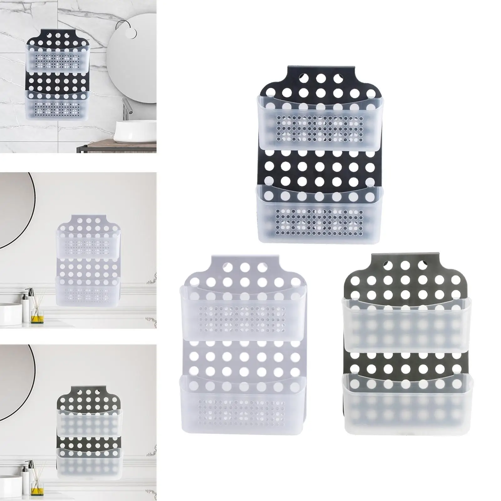 

Наддверный органайзер для душа, подвесной органайзер для душа, экономия места, не ржавеющие полки для хранения, регулируемые контейнеры для хранения для общежития