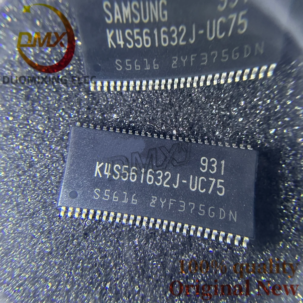 100%New Original K4S561632J-UC75 TSOP54 memory chip SDRAM 32m flash memory particle IC