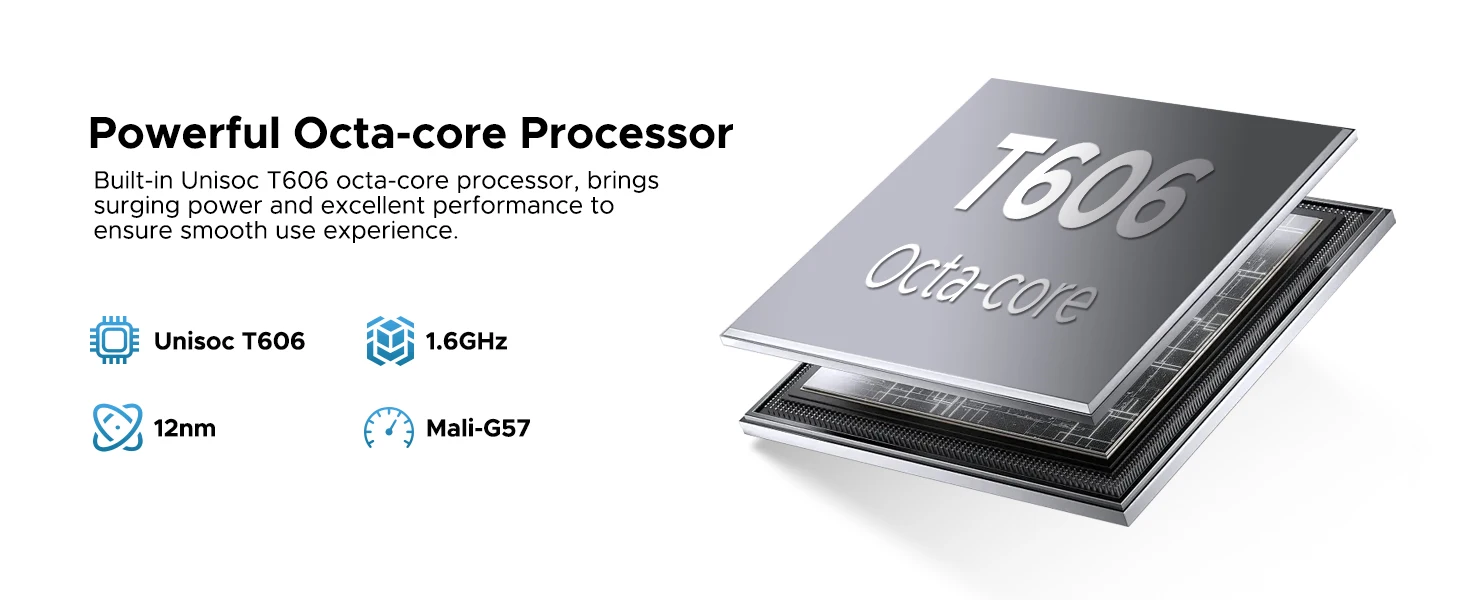 DOOGEE U11 2 in 1 Tablet PC Android 15 16GB(4+12) 128GB 11" Ultra-clear 90Hz Display Unisoc T606 8580mAh Battery Widevine L1