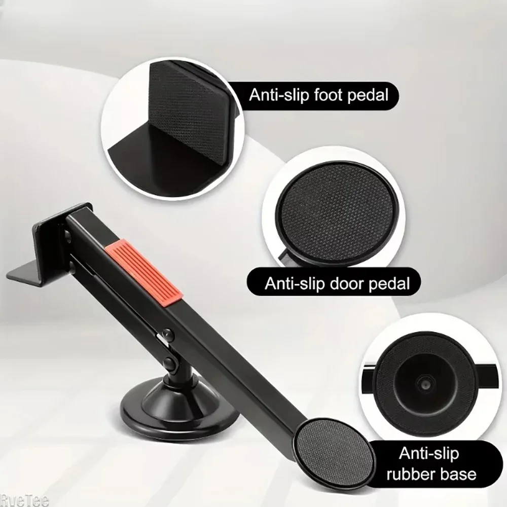 NEW Sturdy Metal Door Lift 360° Rotating Lever Activates The Door Surface Lift Installation Auxiliary Installation
