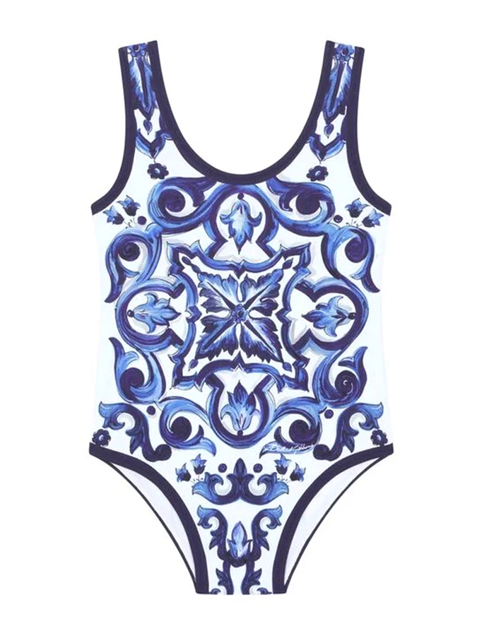 Fashion Vintage Print One Piece Swimsuit and Cover Up Set For Women Luxury Beach Style Bathing Suits New Monokini 2023