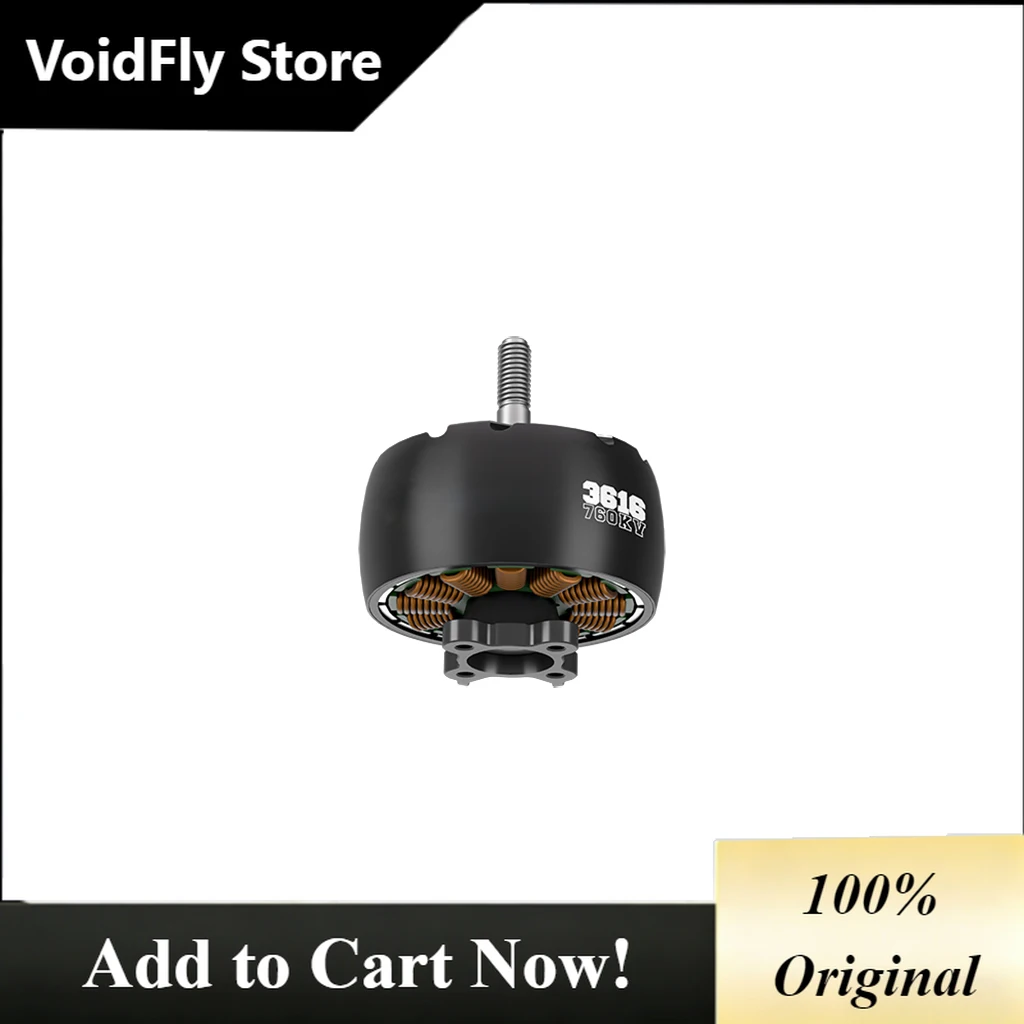 VoidFly 1pc 3616 760KV FPV Cinelifter Motor with 5mm shaft for  XING2 Brushless motor for FPV RC Racing Drone Quadcopter