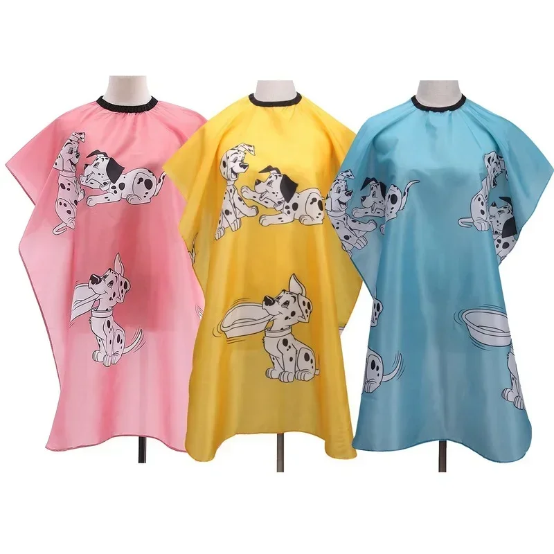 Children Kid Cartoon Waterproof Hair Cutting Dyeing Clothes Apron Wrap for Hairdressing Pro Salon Barber Styling Tools