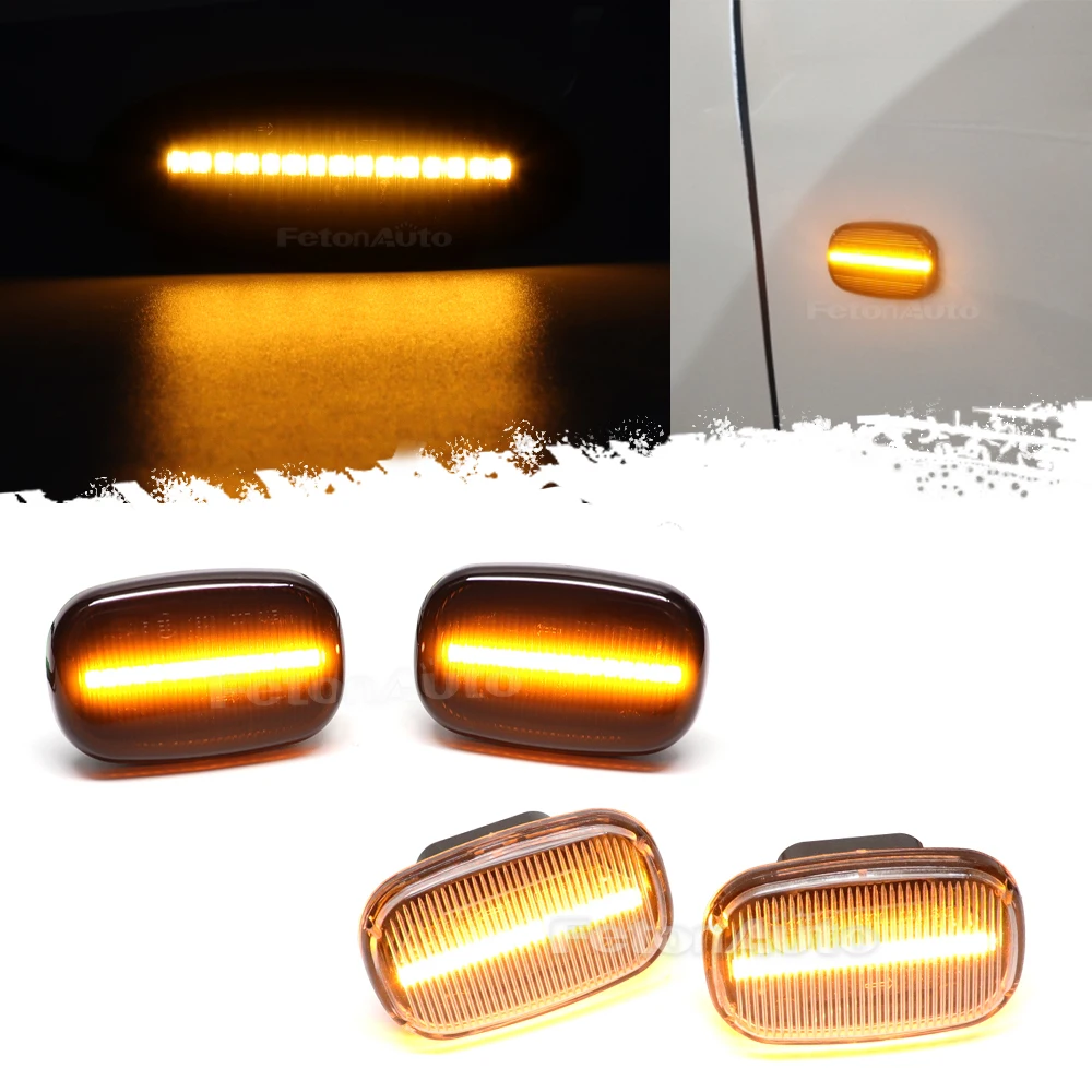 Mirror Lamp For Toyota Corolla C4 Camry Avensis Celica RAV4 Grand Picasso Side Marker Lights Dynamic Turn Signal Lamp Indicator