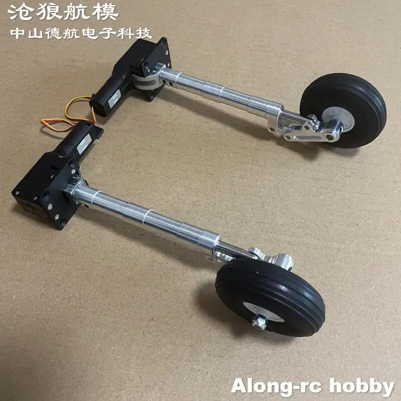 Train d'atterrissage latéral à genoux, amortissement principal rétractable, hauteur 118 – 218mm, roue de 2.25 pouces pour modèle de bricolage de 3 à 6kg, pièce d'avion Jet EDF RC