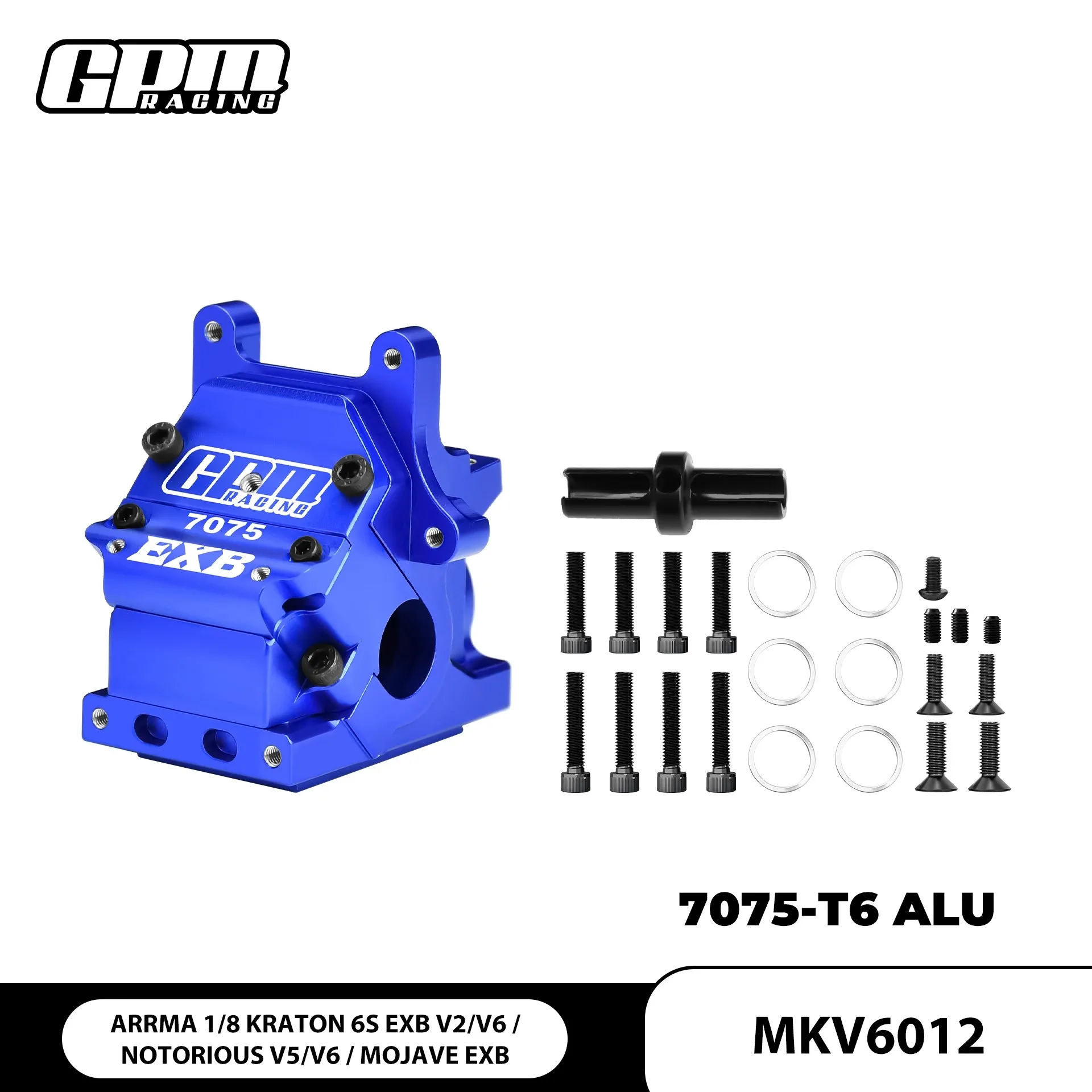 

ARRMA 1/8 6S Kartun EXB Bully Wanderer V6 Mohave Typhoon Aluminum 7075 Front and Rear Universal Wave Box